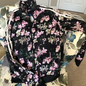 Adidas Floral Tracksuit Jackets